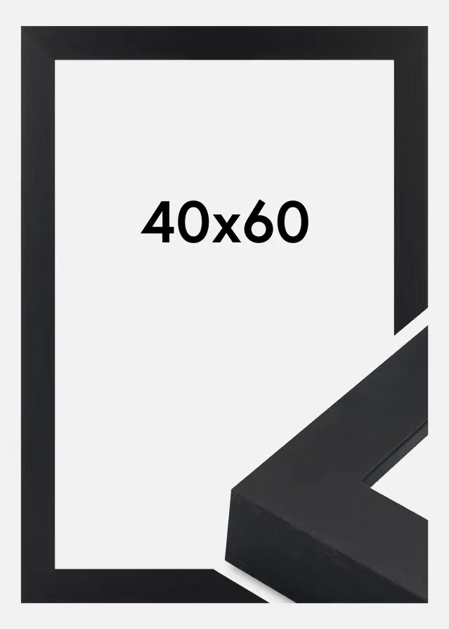 Jämtlands Ramfabrik Kader Wells Acrylglas Zwart 40x60 cm