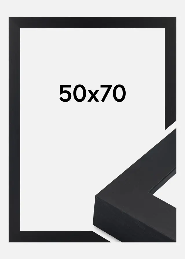 Jämtlands Ramfabrik Kader Wells Acrylglas Zwart 50x70 cm