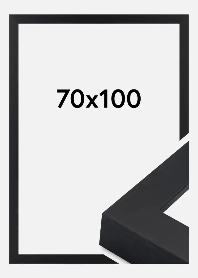 Jämtlands Ramfabrik Kader Wells Acrylglas Zwart 70x100 cm