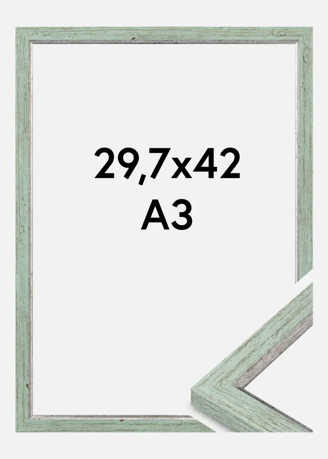 Jämtlands Ramfabrik Kader Whitby Acrylglas Groen 29,7x42 cm (A3)