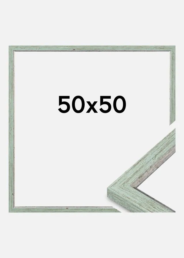 Jämtlands Ramfabrik Kader Whitby Acrylglas Groen 50x50 cm