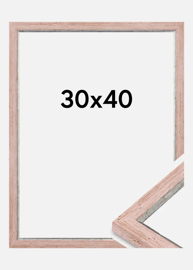 Jämtlands Ramfabrik Kader Whitby Acrylglas Rood 30x40 cm