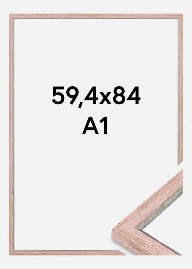 Jämtlands Ramfabrik Kader Whitby Acrylglas Rood 59,4x84,1 cm (A1)