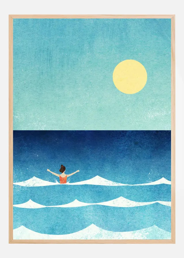 Bildverkstad Sea Swim ii Poster
