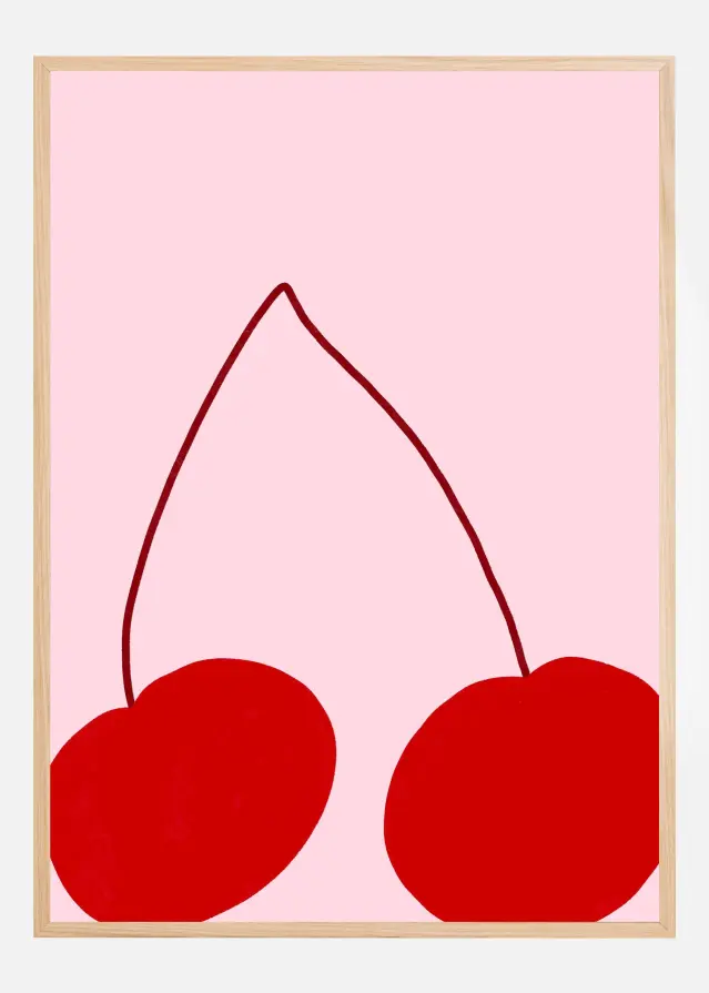 Bildverkstad Cherry Duo Delight Poster