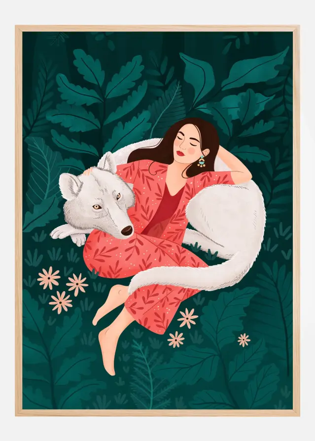 Bildverkstad Polar Wolf Poster