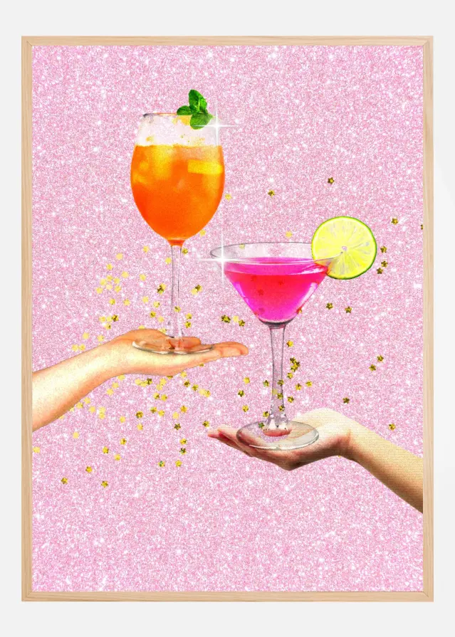 Bildverkstad Sparkling Cheers Poster