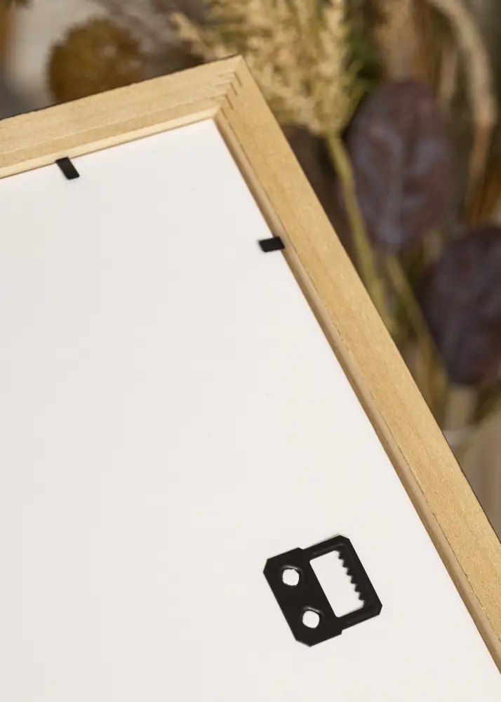 Ram med passepartou Fotokader bruin hout 45x90 cm - Passe-partout Wit 23x70 cm