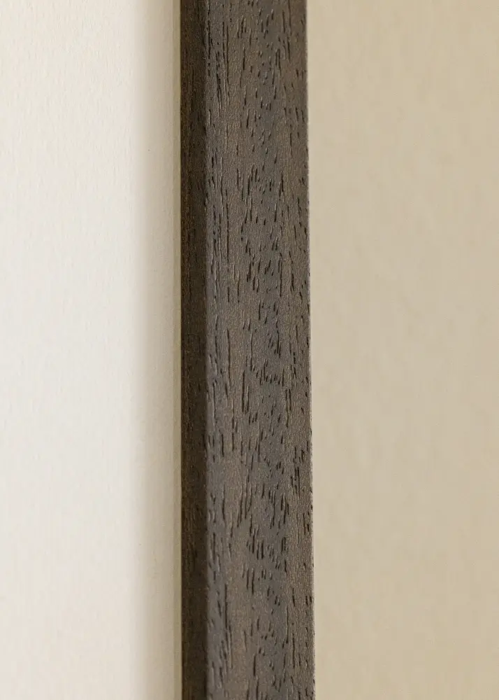 Ram med passepartou Fotokader bruin hout 45x90 cm - Passe-partout Wit 23x70 cm