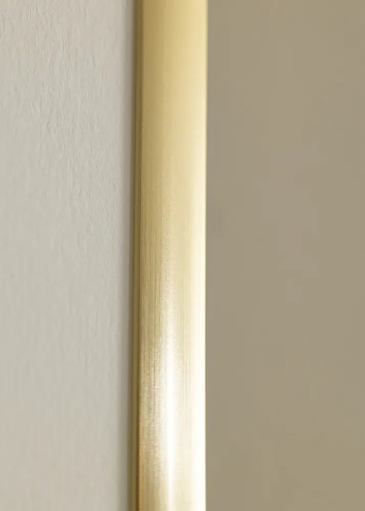 Ram med passepartou Fotokader New Lifestyle Gold 60x90 cm - Passe-partout Wit 40x70 cm