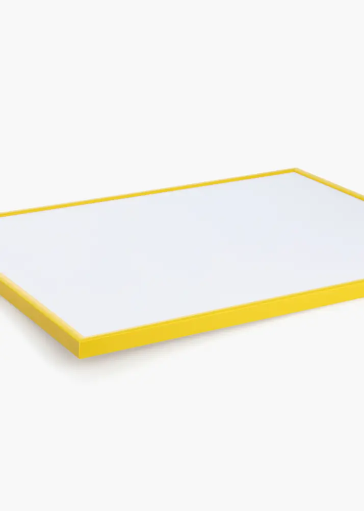 Ram med passepartou Fotokader New Lifestyle Geel 40x50 cm - Passe-partout Wit 29,7x42 cm