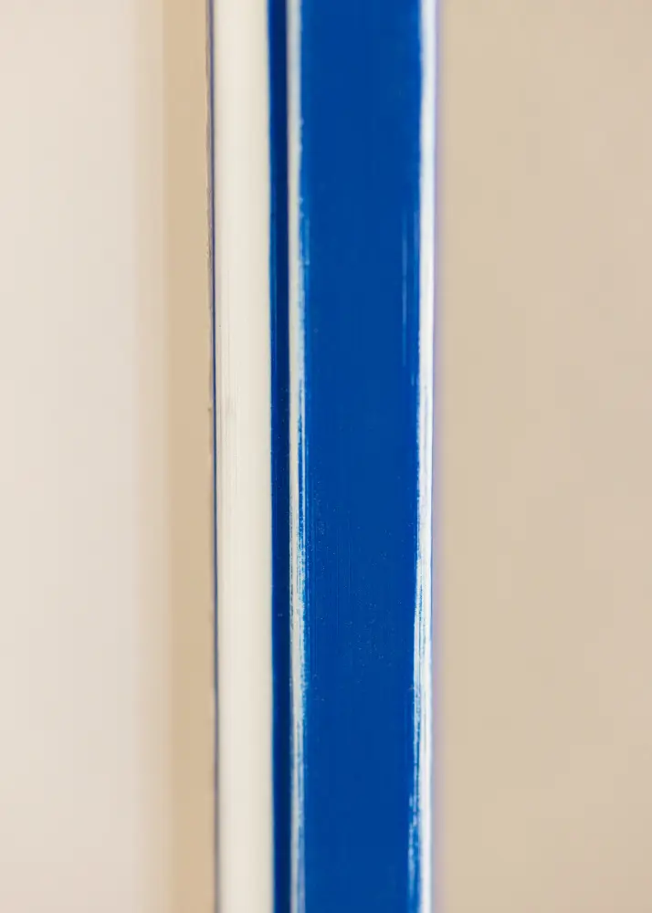 Ram med passepartou Fotokader Diana Blauw 59,4x84 cm - Passe-partout Wit 47x75 cm