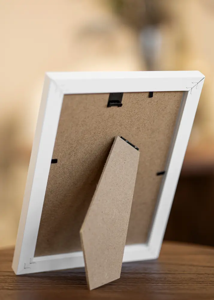Ram med passepartou Fotokader BGA Classic Wit 20x30 cm - Passe-partout Wit 10x21 cm