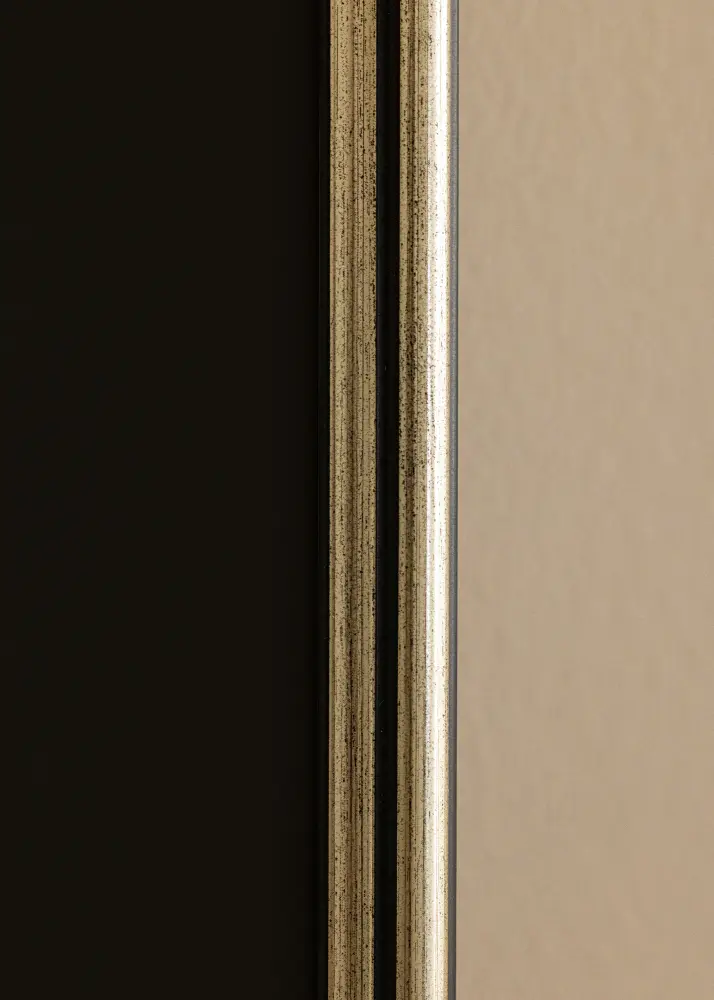 Ram med passepartou Kader Horndal Zilver 60x60 cm - Passe-partout Zwart 50x50 cm