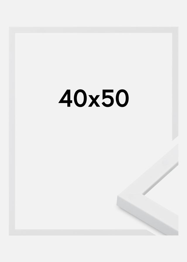 Jämtlands Ramfabrik Kader Oban Acrylglas Wit 40x50 cm