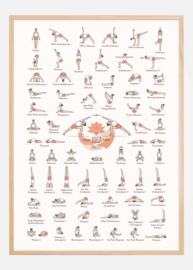 Bildverkstad Yoga in Colour l Poster