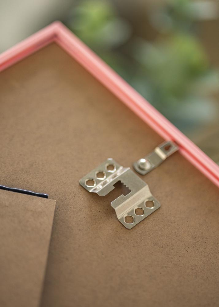 Ram med passepartou Fotokader New Lifestyle Roze 30x40 cm - Passe-partout Wit 20x30 cm