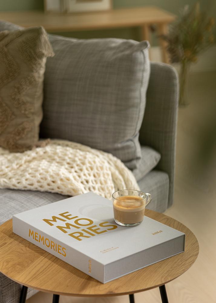 KAILA KAILA MEMORIES Grey XL - Coffee Table Photo Album - 60 Foto's van 11x15 cm