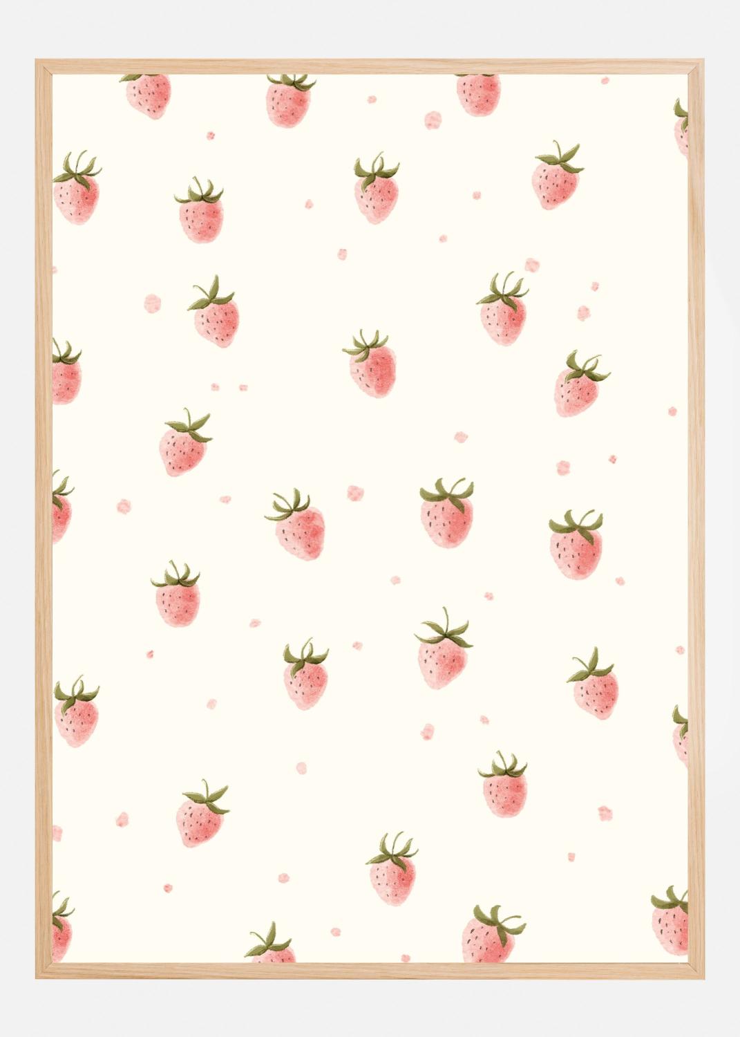 Product Image for Simple Fresh Strawberry Poster (30x40 cm)