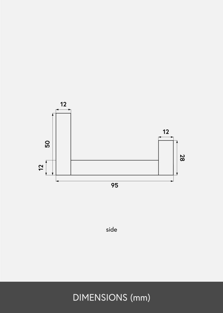 Artlink Fotoplank Zwart 90 cm