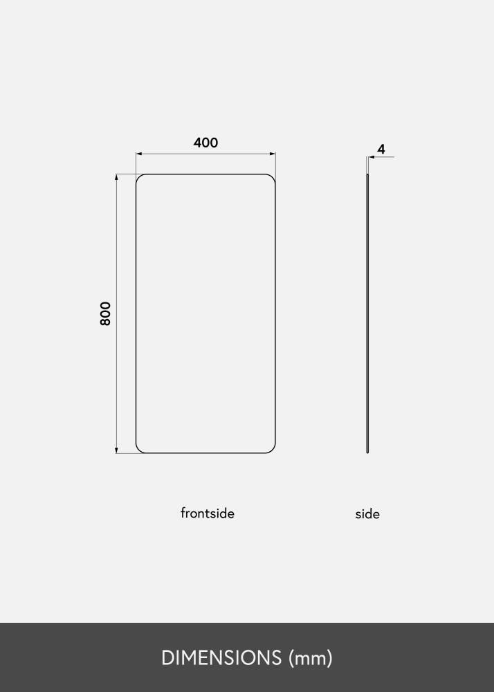 KAILA KAILA Spiegel Rectangle Rose Gold 40x80 cm