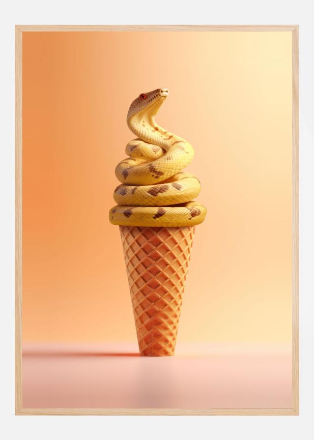 Bildverkstad Snake Cream Poster