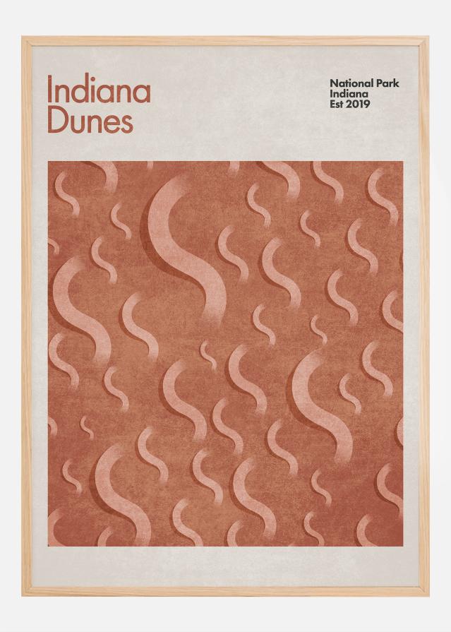 Bildverkstad Indiana Dunes Poster