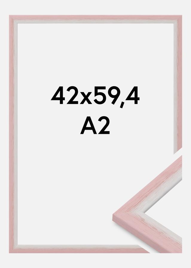 Jämtlands Ramfabrik Kader Cornwall Acrylglas Roze 42x59,4 cm (A2)