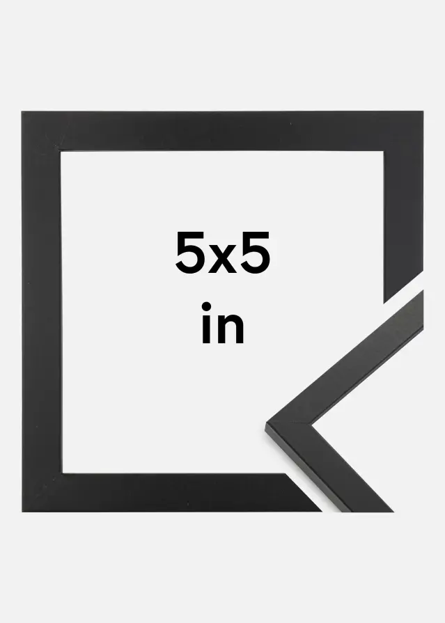 Artlink Kader Trendy Acrylglas Zwart 5x5 inches (12,7x12,7 cm)