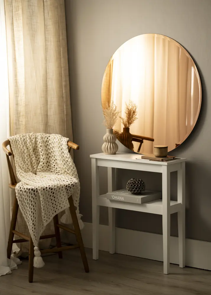 KAILA KAILA Ronde Spiegel Rose Gold Deluxe 90 cm Ø