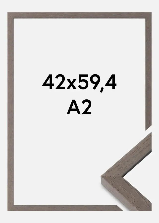 Mavanti Kader Hermes Acrylglas Grijs 42x59,4 cm (A2)