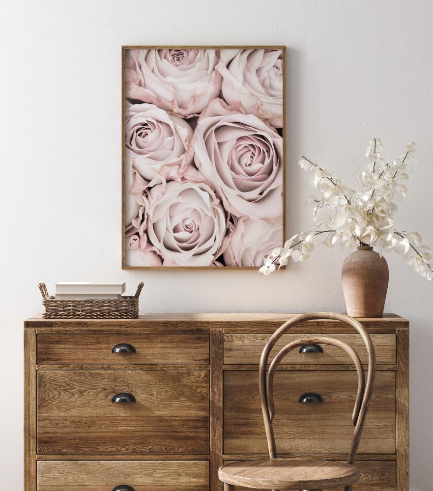 Bildverkstad Pink Roses Poster