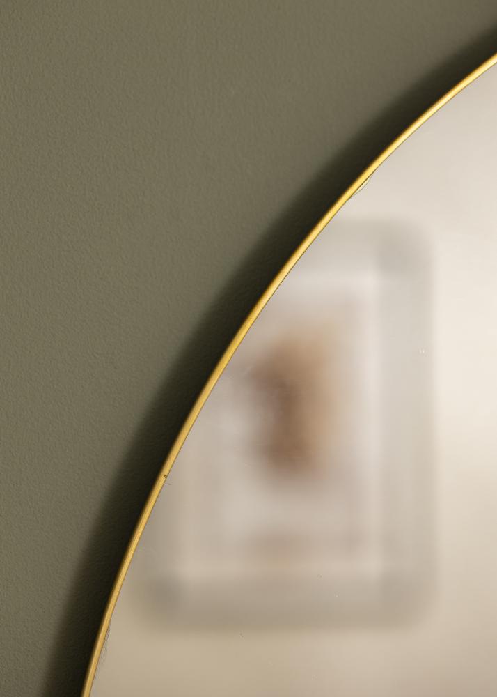 KAILA KAILA Round Mirror - Thin Brass 80 cm Ø