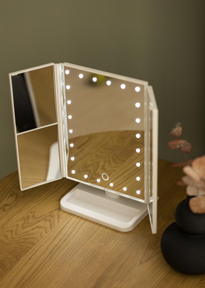 KAILA KAILA Make-up spiegel Tri-Fold Magnifying Wit 20x30 cm