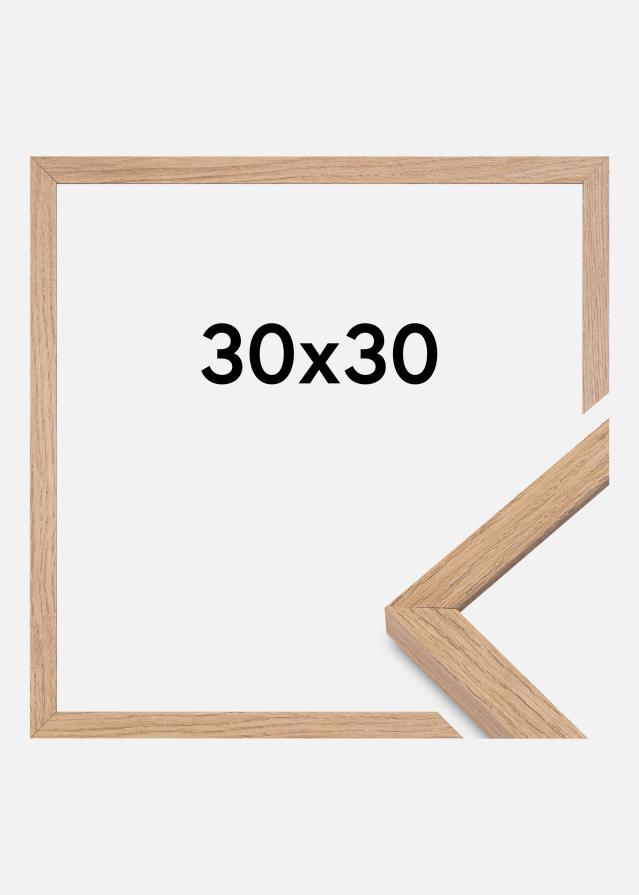 Mavanti Kader Montgomery Mat Ontspiegeld Glas Eiken 30x30 cm