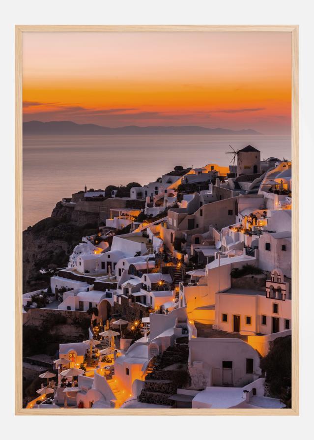 Bildverkstad Calispera Santorini Poster