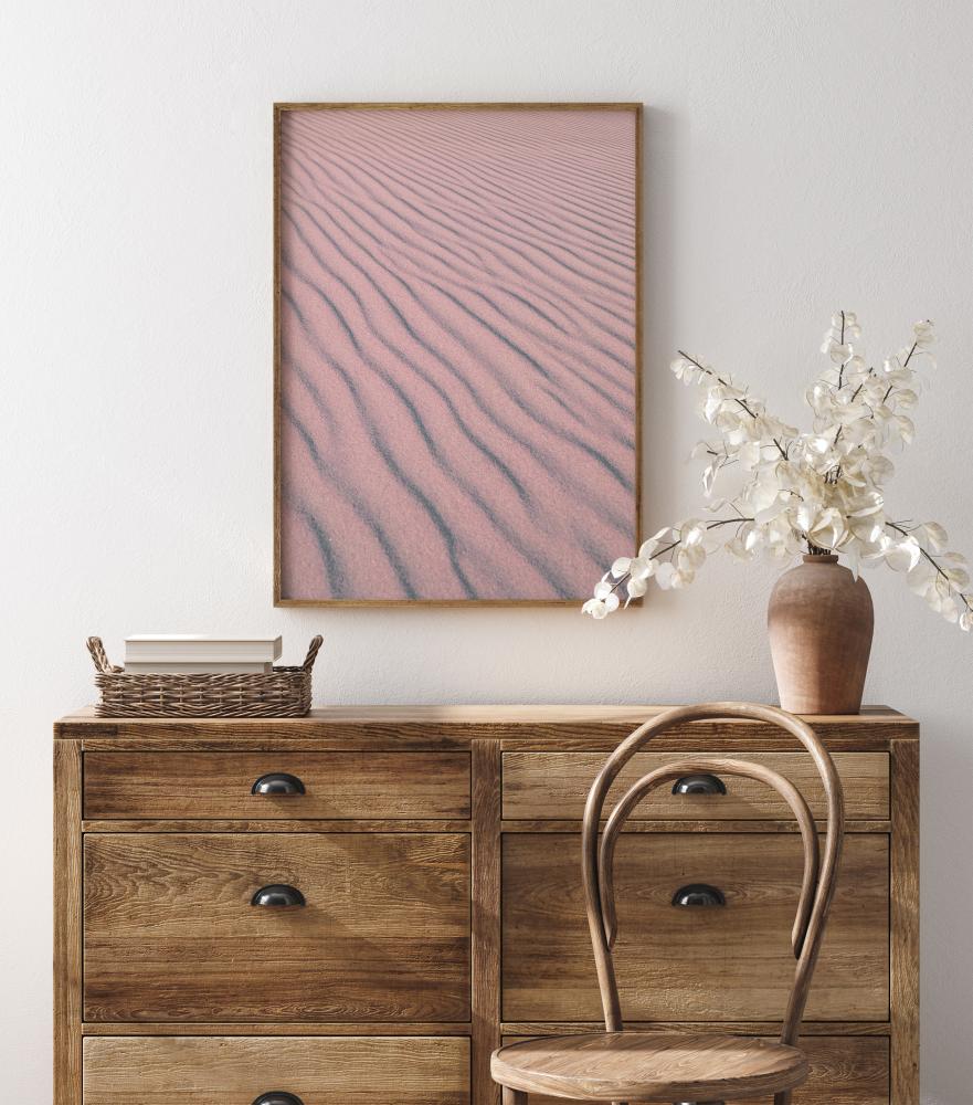 Bildverkstad Pink Sandy Waves Poster