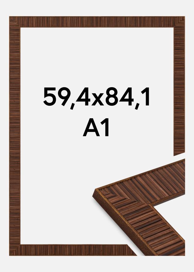 Jämtlands Ramfabrik Kader Agust Acrylglas Rosewood 59,4x84 cm (A1)