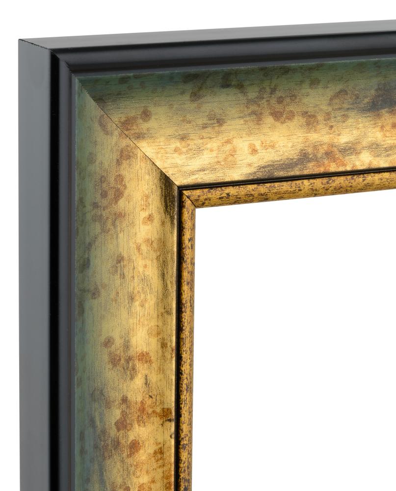 Ramverkstad Spiegel Roxen Goud Gemêleerd - Eigen afmetingen