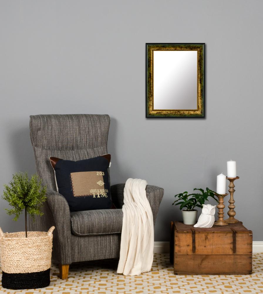 Ramverkstad Spiegel Roxen Goud Gemêleerd - Eigen afmetingen