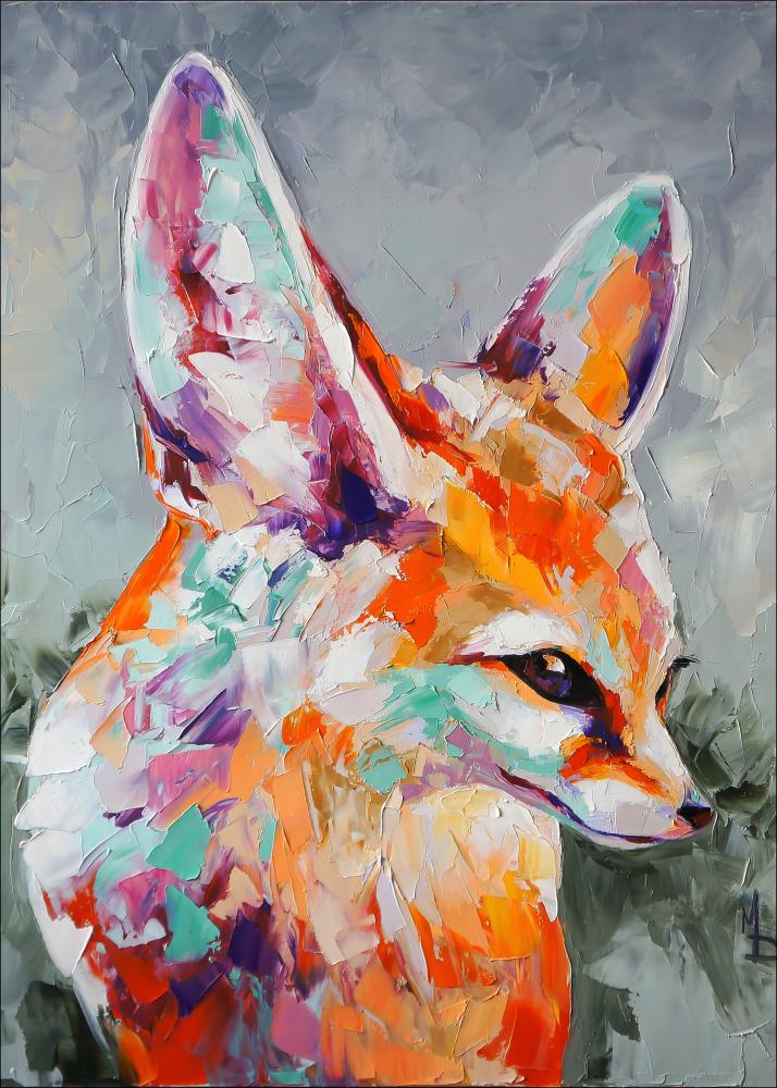 Bildverkstad Fox Painting Poster