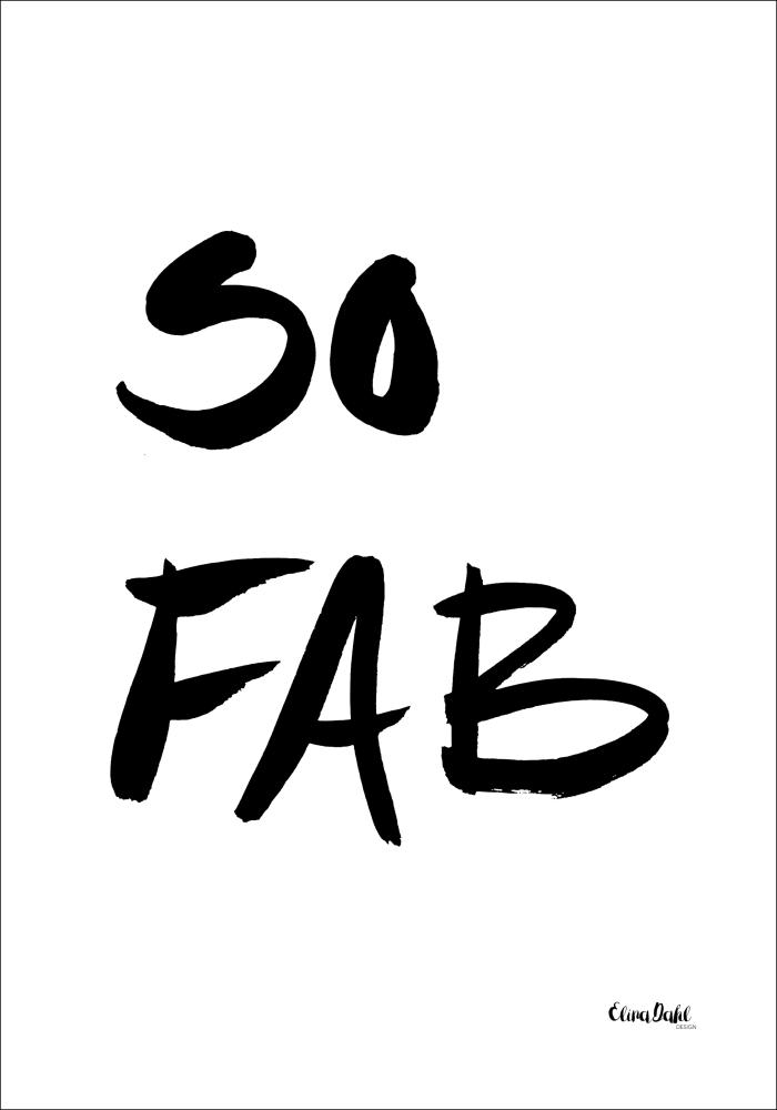 Bildverkstad So Fab Poster