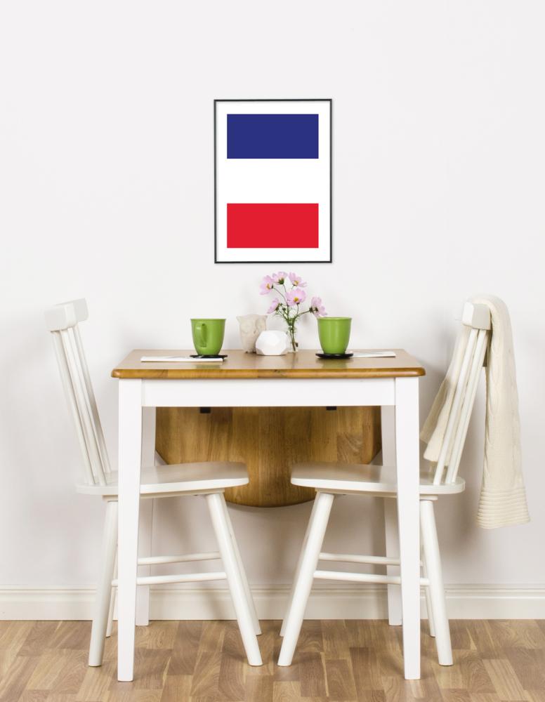 Bildverkstad Flagga - Frankrike Poster