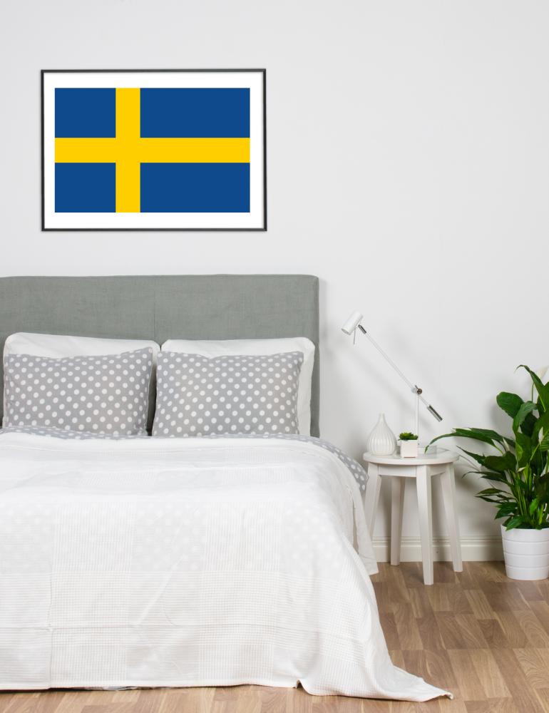 Bildverkstad Flagga - Sverige Poster
