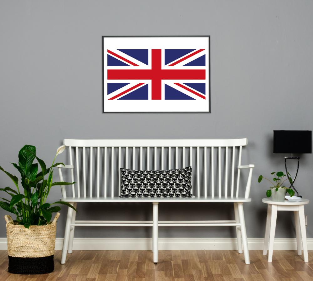 Bildverkstad Flagga - Storbritannien Poster