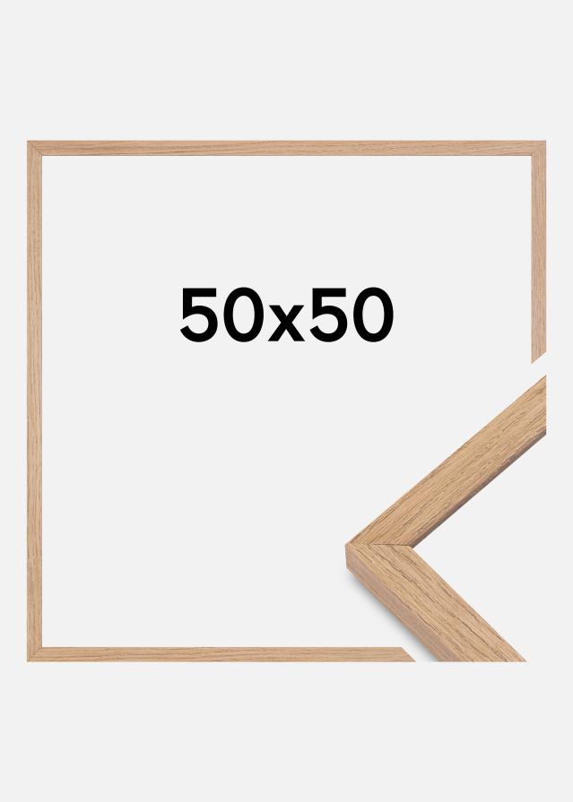 Mavanti Kader Montgomery Mat Ontspiegeld Glas Eiken 50x50 cm