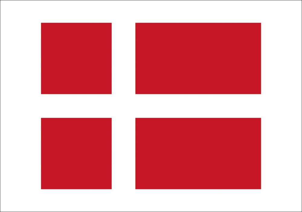 Bildverkstad Flagga - Danmark Poster