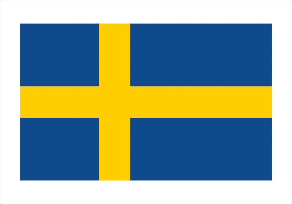 Bildverkstad Flagga - Sverige Poster
