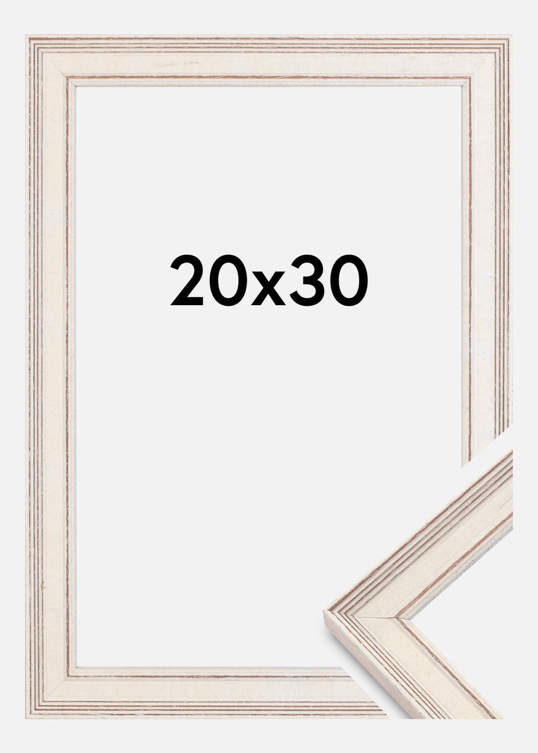 Product Image for Kader Shabby Chic Acrylglas Wit 20X30 cm