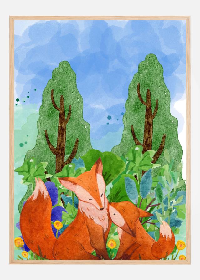 Bildverkstad Red Fox Poster